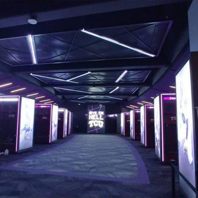 TCU Football Locker Room Project | Davis Metal Stamping, Inc.